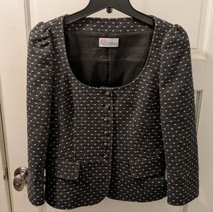 Valentino polka dot blazer